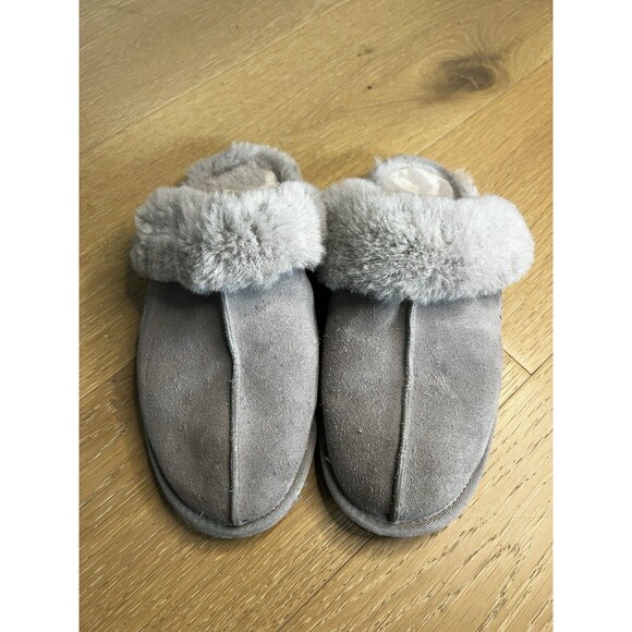 UGG Scuffette Women's Slippers - Light Grey US Size 8 - Picture 2 of 7